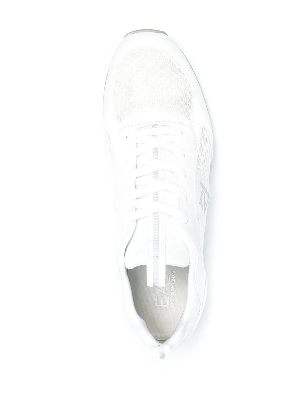 Ea7 Emporio Armani Logo Side Stripe Low-Top Sneakers