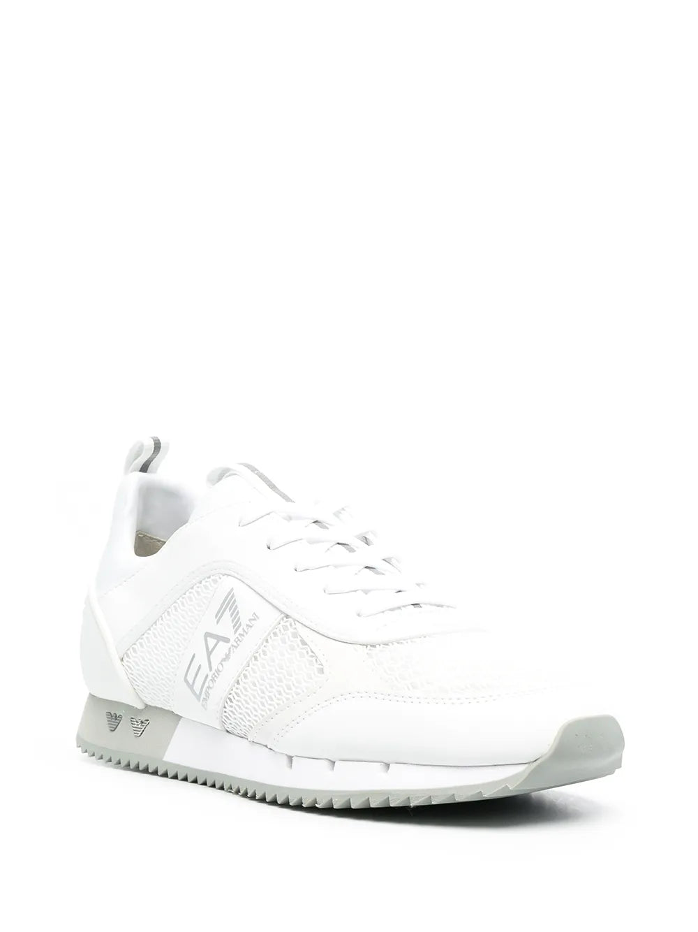 Ea7 Emporio Armani Logo Side Stripe Low-Top Sneakers
