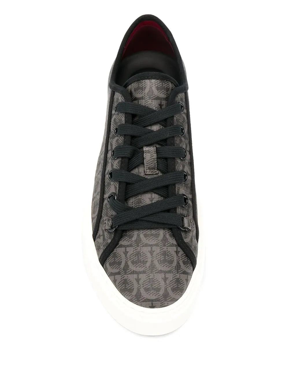 Ferragamo Anson Gancini Print Sneakers