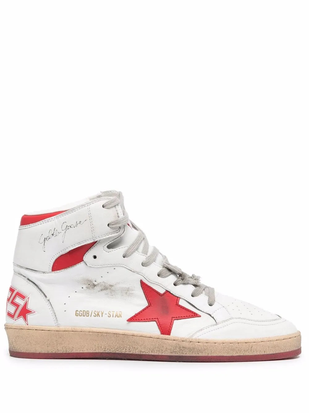 Golden Goose Sky-Star High-Top Sneakers