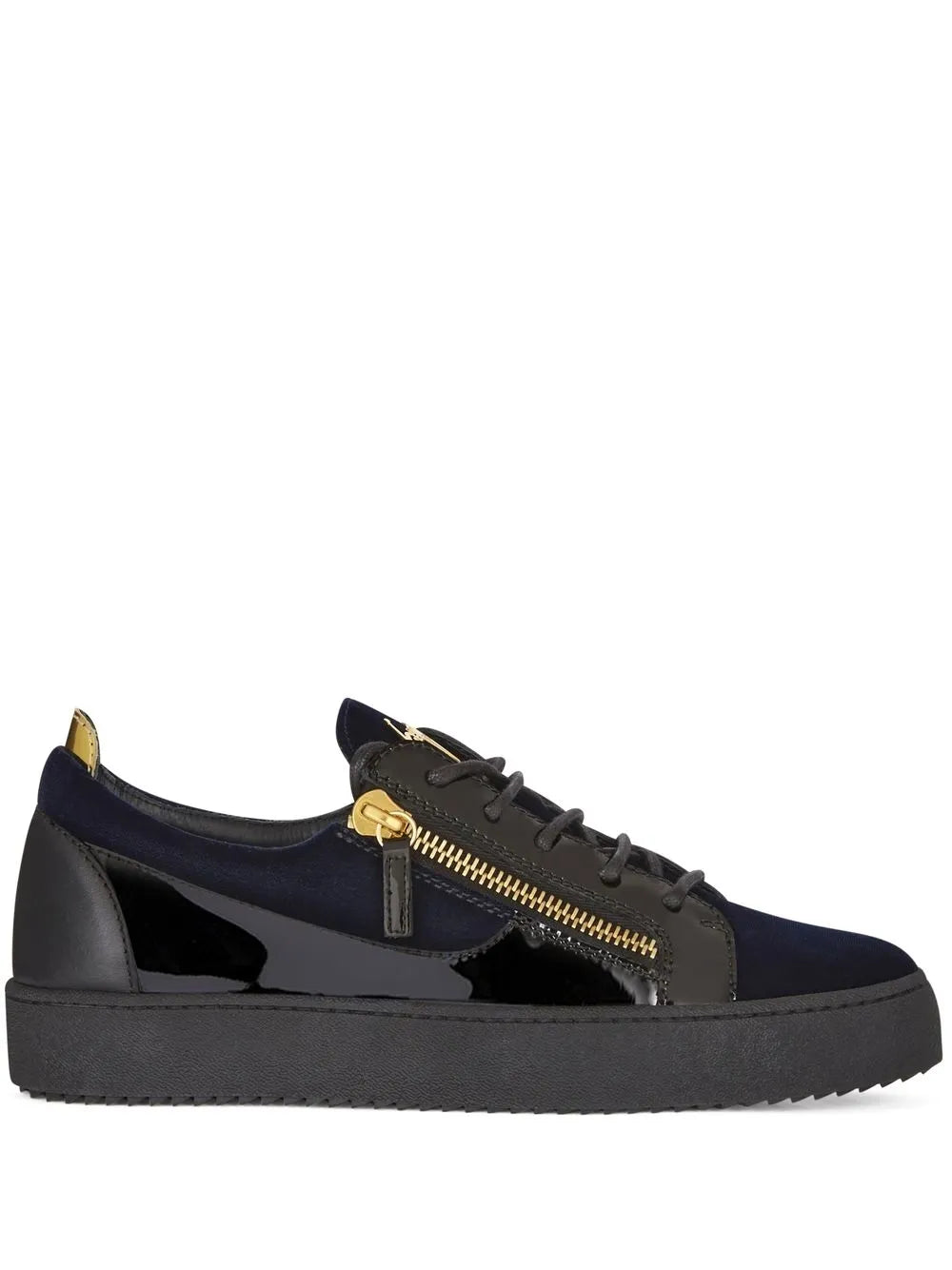 Giuseppe Zanotti Frankie Double-Zip Low-Top Sneakers