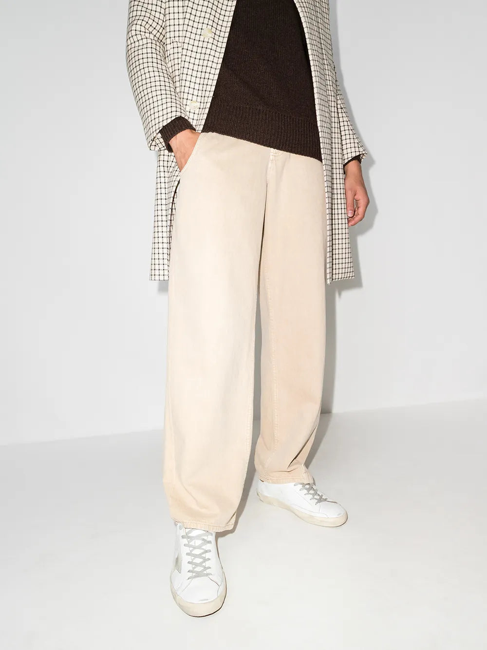 Golden Goose Super-Star Low-Top Leather Sneakers