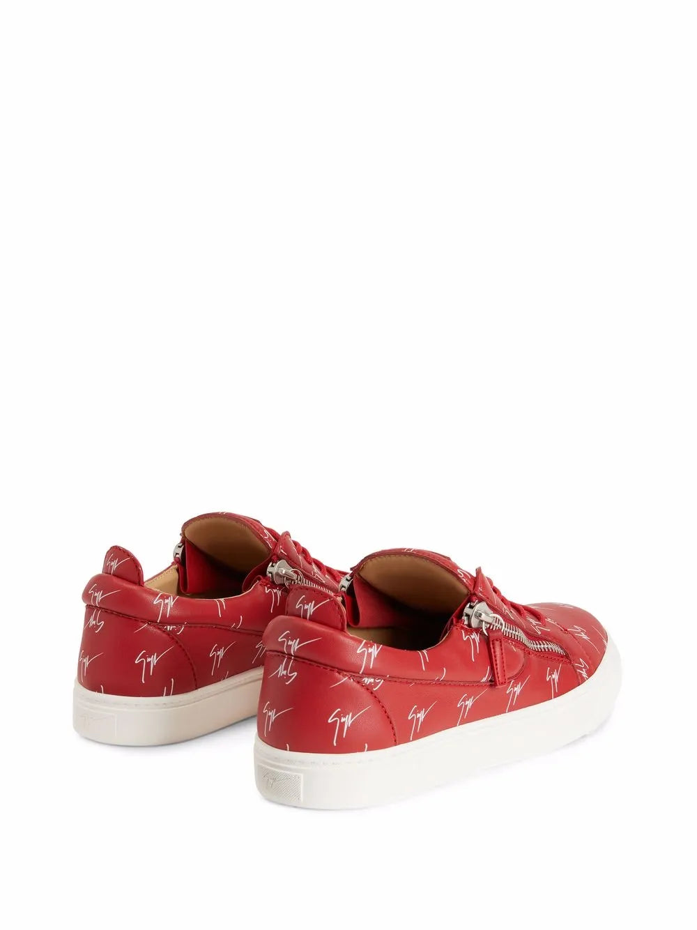 Giuseppe Zanotti Frankie Signature Double-Zip Low-Top Sneakers