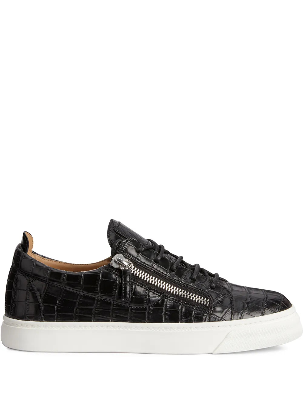 Giuseppe Zanotti Frankie Crocodile-Effect Sneakers