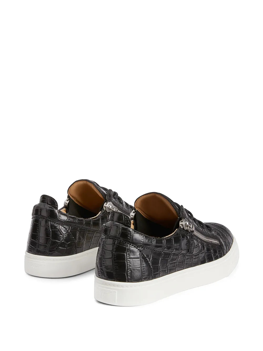 Giuseppe Zanotti Frankie Crocodile-Effect Sneakers