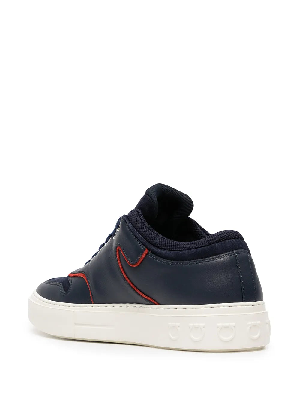 Ferragamo Borg Logo Low-Top Sneakers