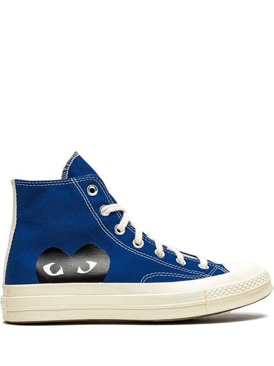 Converse Comme Des Gar ns Play Chuck 70 High Blue Quartz Sneakers