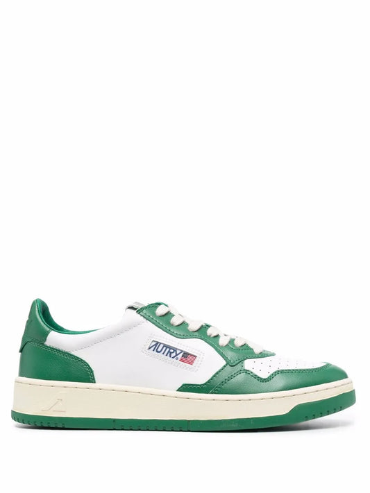 Autry Two-Tone Lace-Up Sneakers