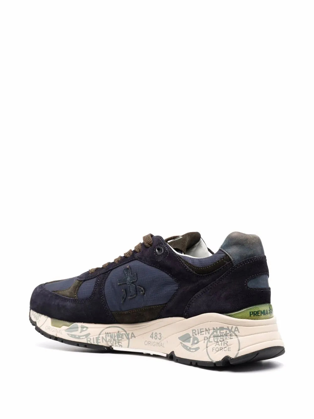 Premiata Mick Low-Top Leather Sneakers