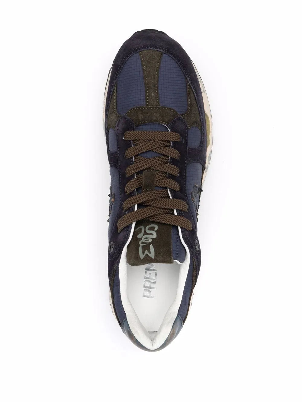 Premiata Mick Low-Top Leather Sneakers