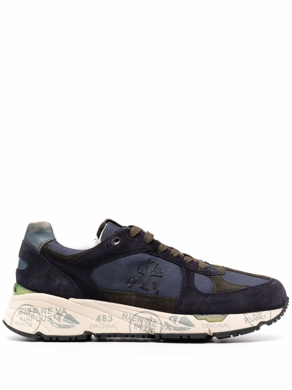 Premiata Mick Low-Top Leather Sneakers