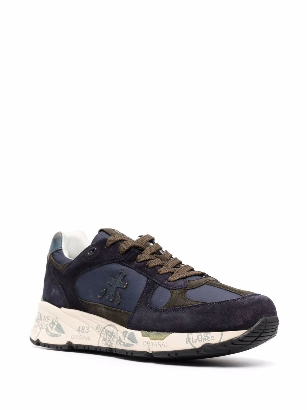 Premiata Mick Low-Top Leather Sneakers