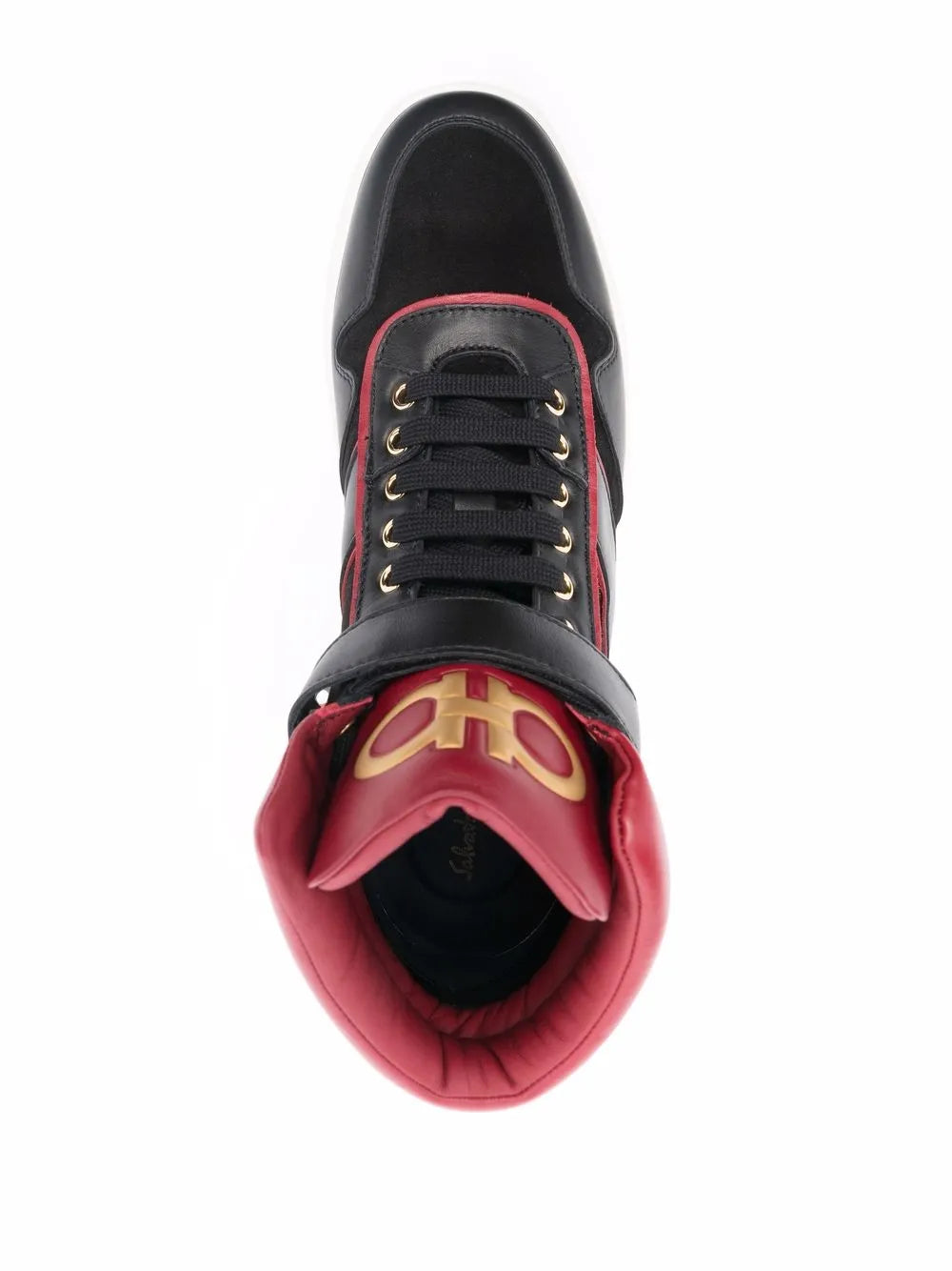 Ferragamo Gancini High-Top Sneakers