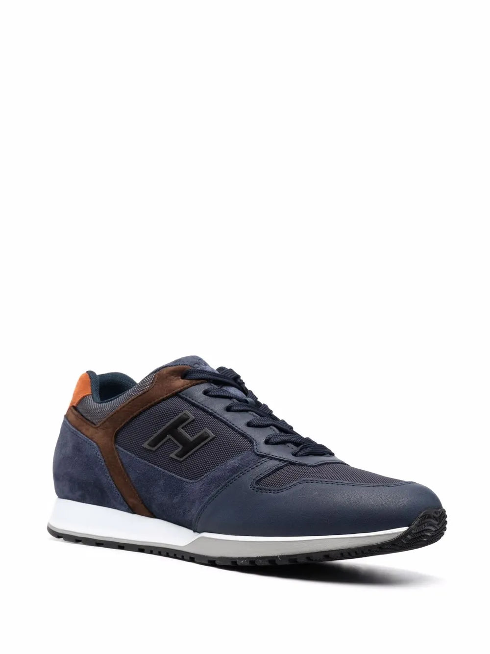 Hogan Panelled-Leather Sneakers