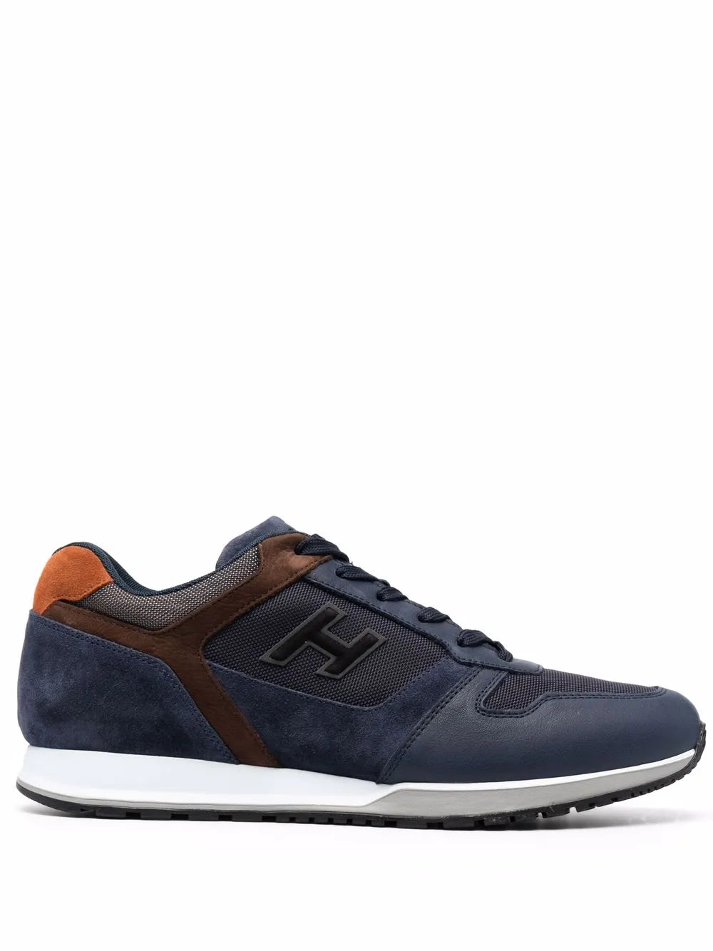 Hogan Panelled-Leather Sneakers