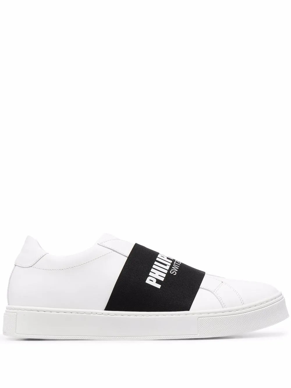 Philipp Plein Logo Strap Slip-On Sneakers