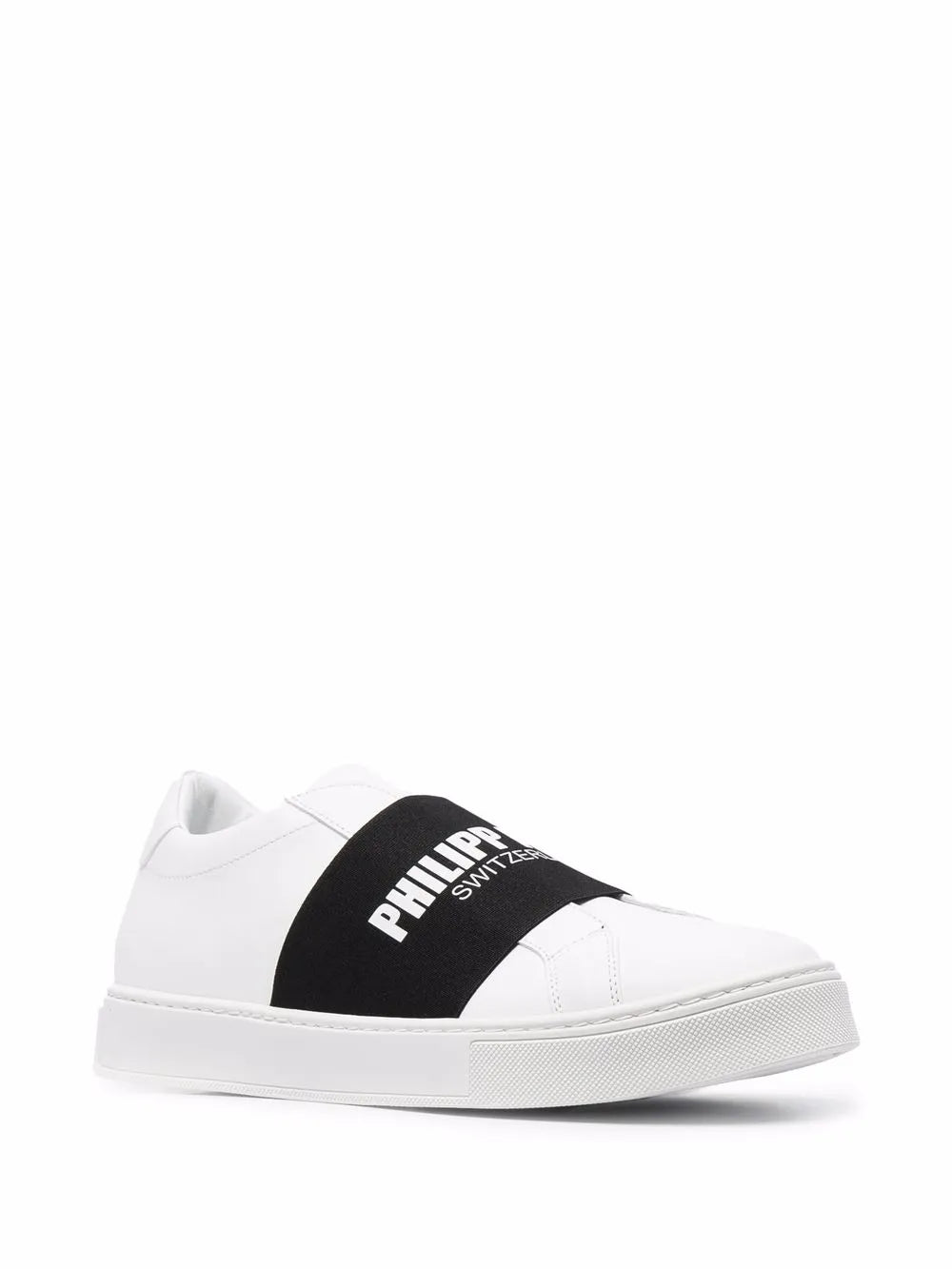 Philipp Plein Logo Strap Slip-On Sneakers