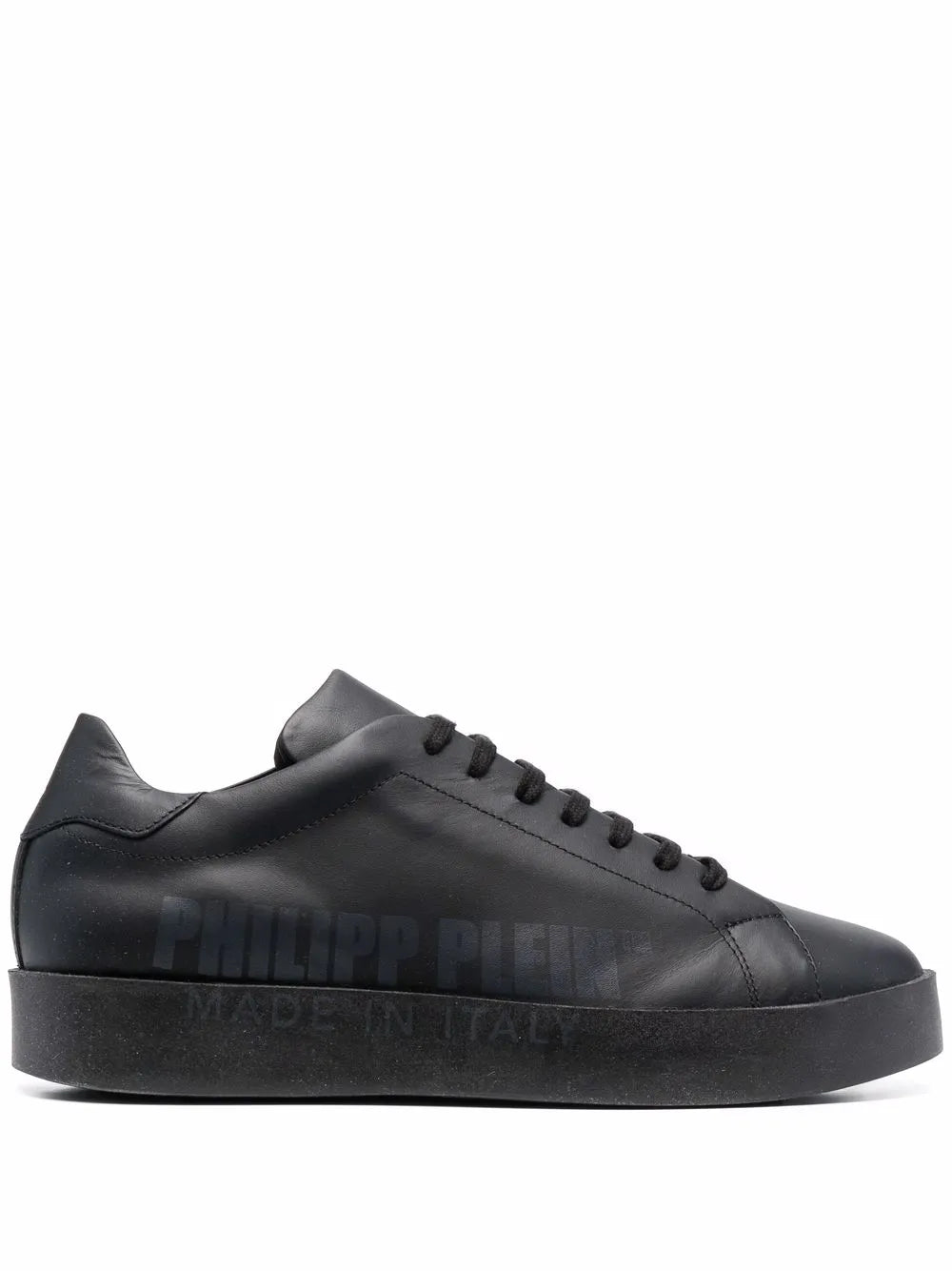 Philipp Plein Leather Low-Top Sneakers