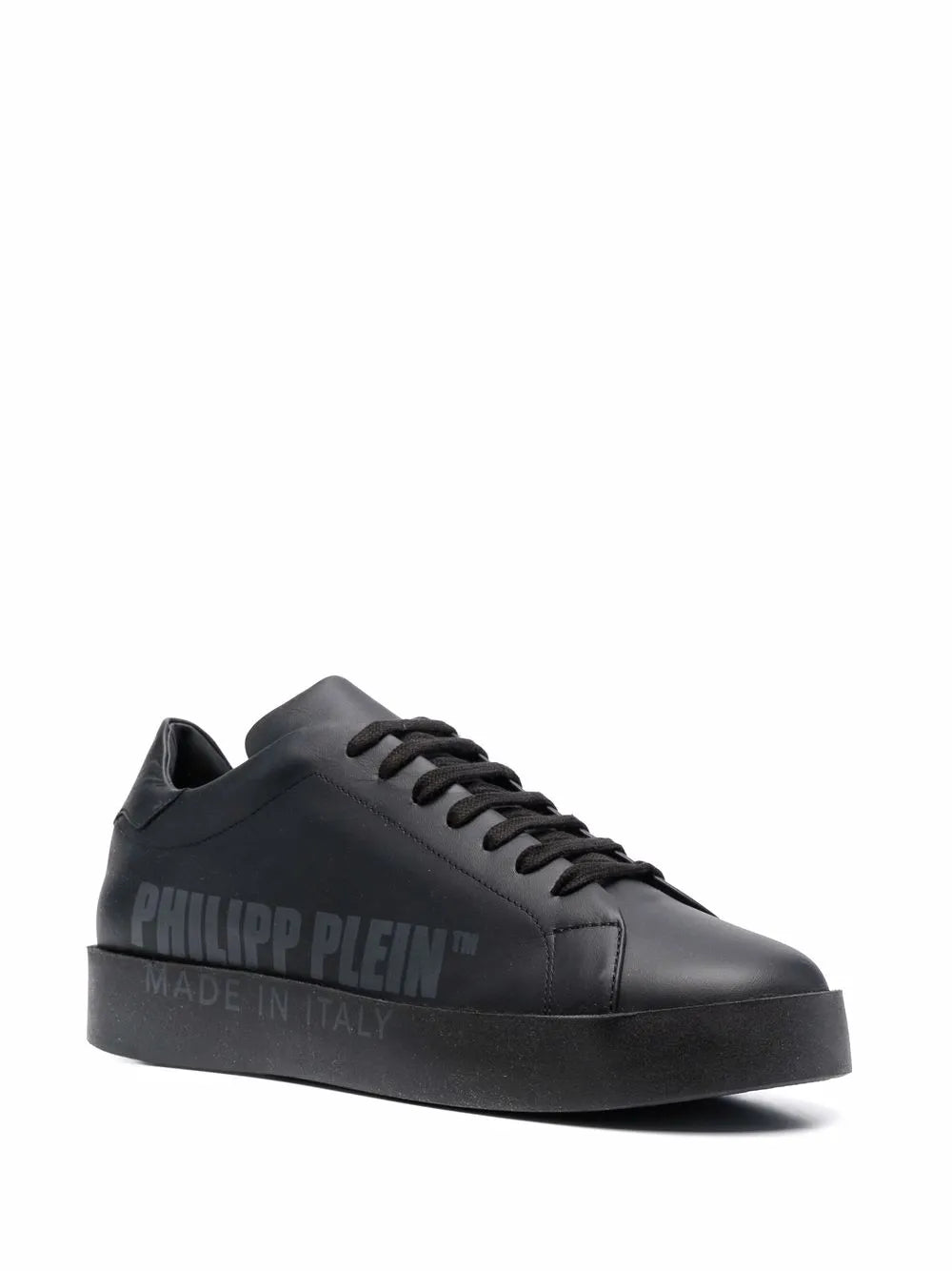 Philipp Plein Leather Low-Top Sneakers