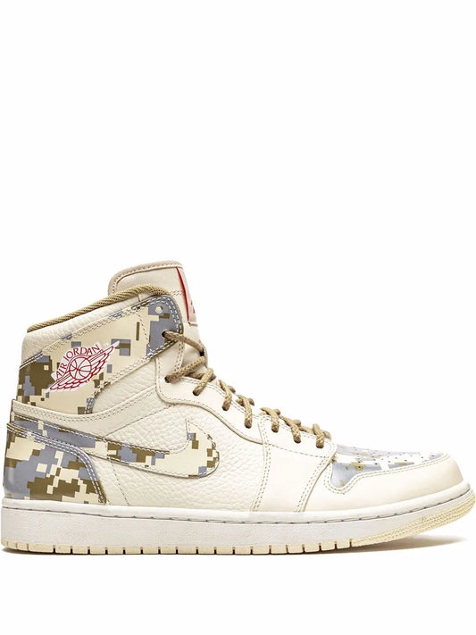 Air Jordan 1 Retro Digi-Camo Sneakers