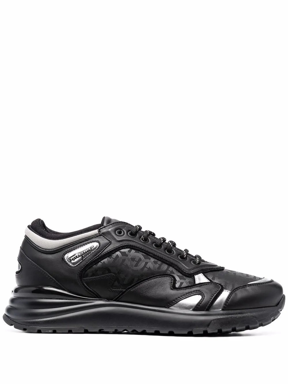 Ferragamo Gancini Rainbow Low-Top Sneakers