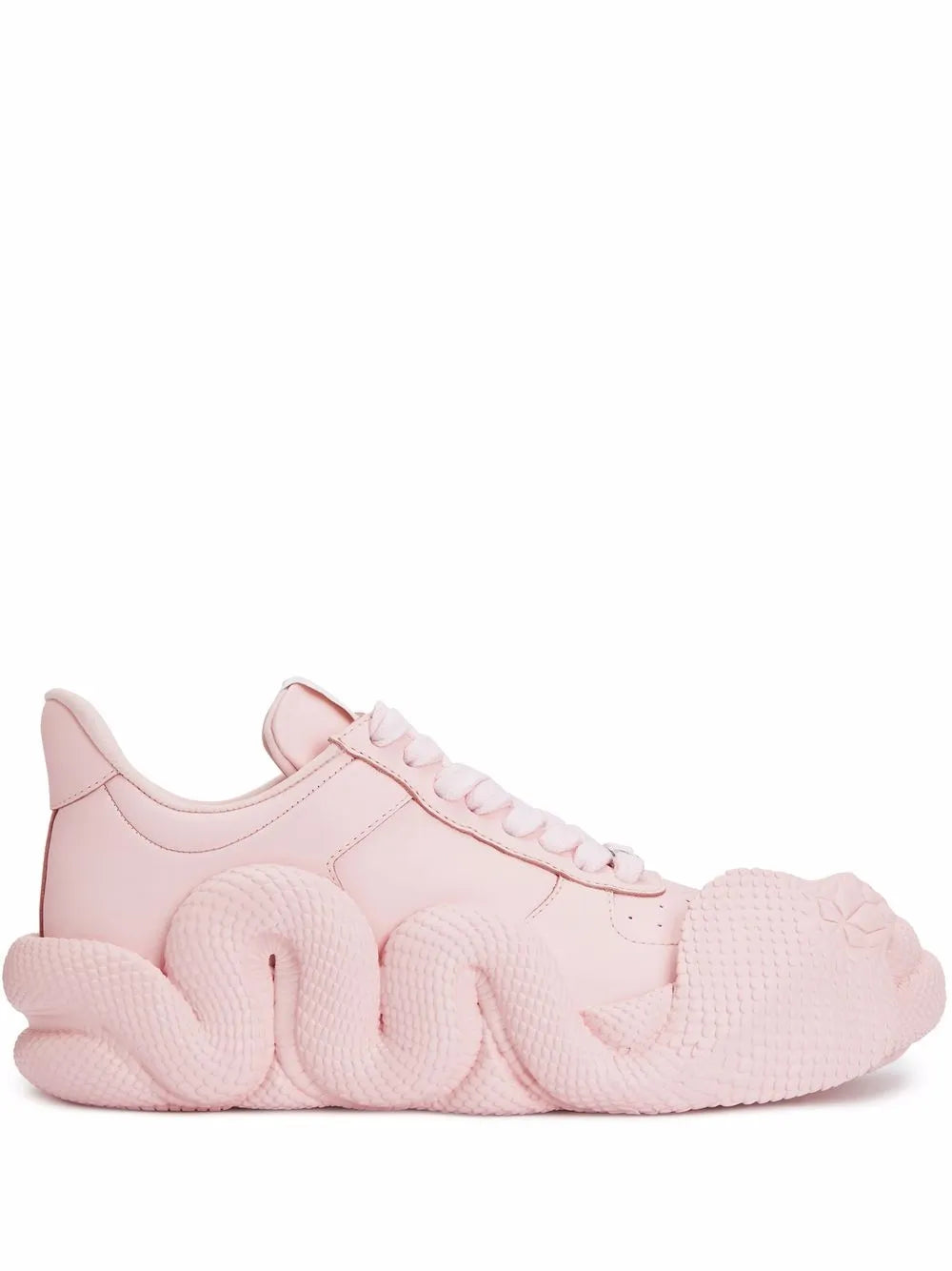 Giuseppe Zanotti Cobras Snake-Trimmed Low-Top Sneakers