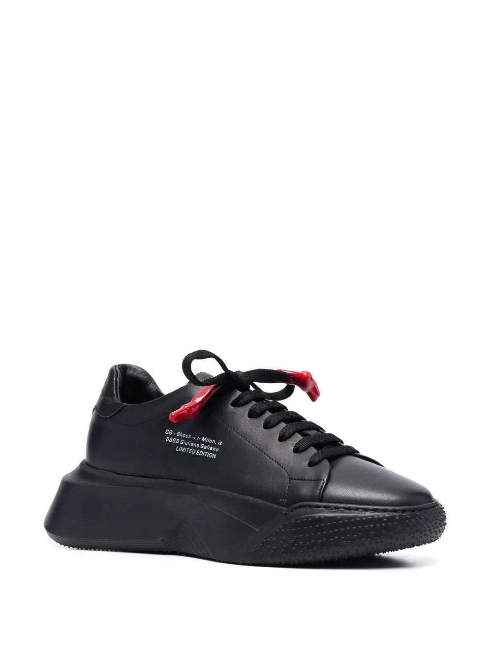 Giuliano Galiano Leather Lace Up Sneakers