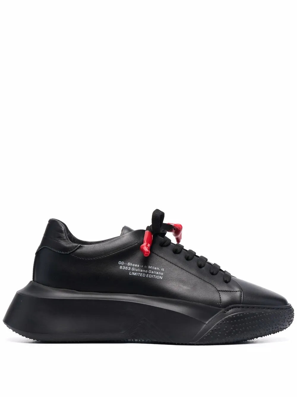 Giuliano Galiano Leather Lace Up Sneakers