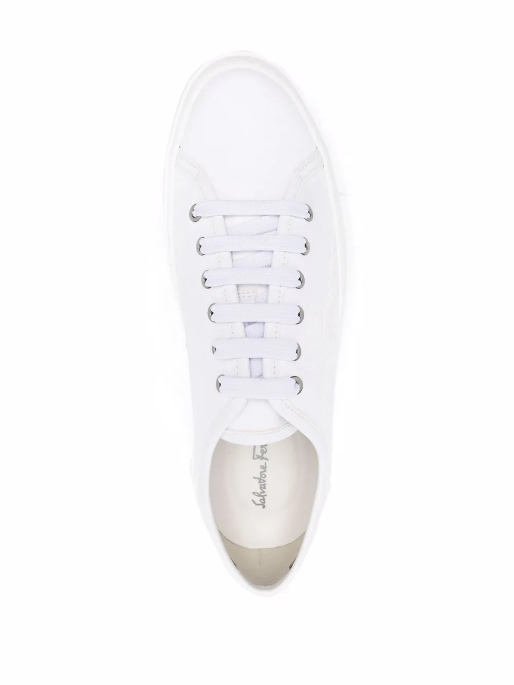 Ferragamo Lace-Up Low-Top Sneakers