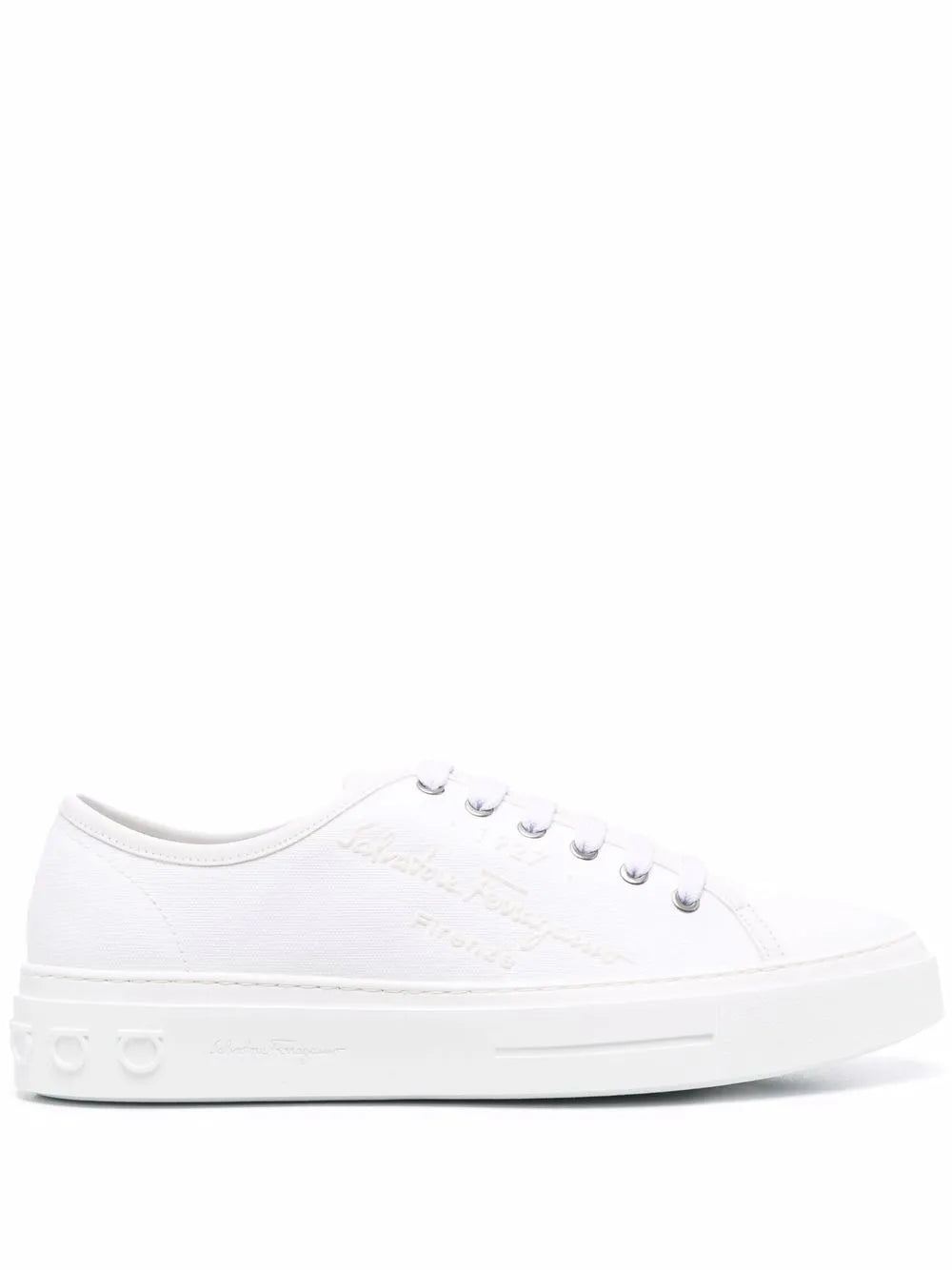 Ferragamo Lace-Up Low-Top Sneakers
