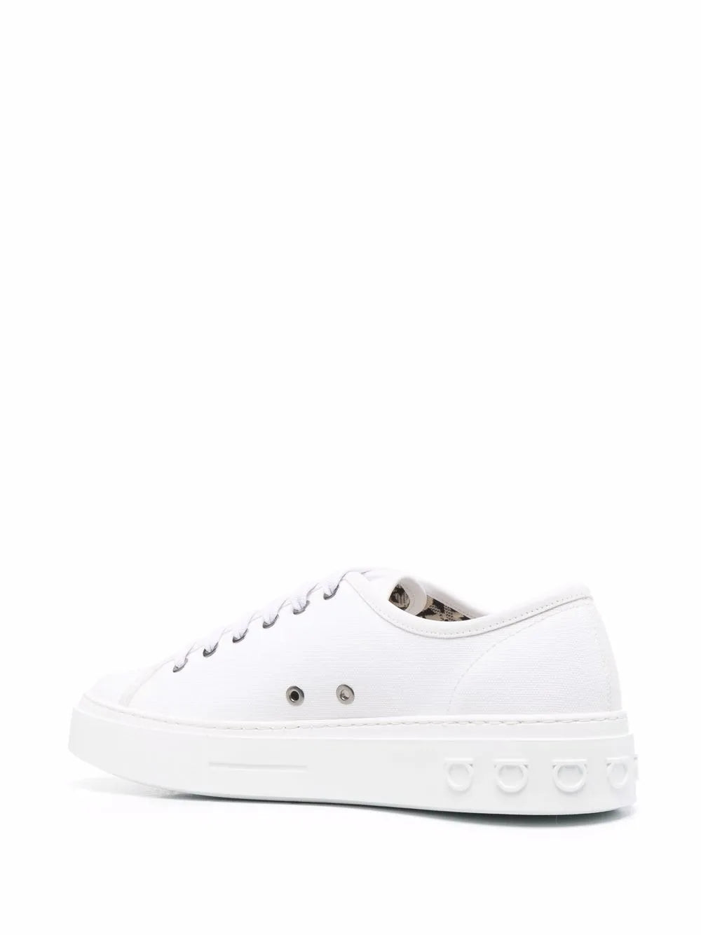 Ferragamo Lace-Up Low-Top Sneakers