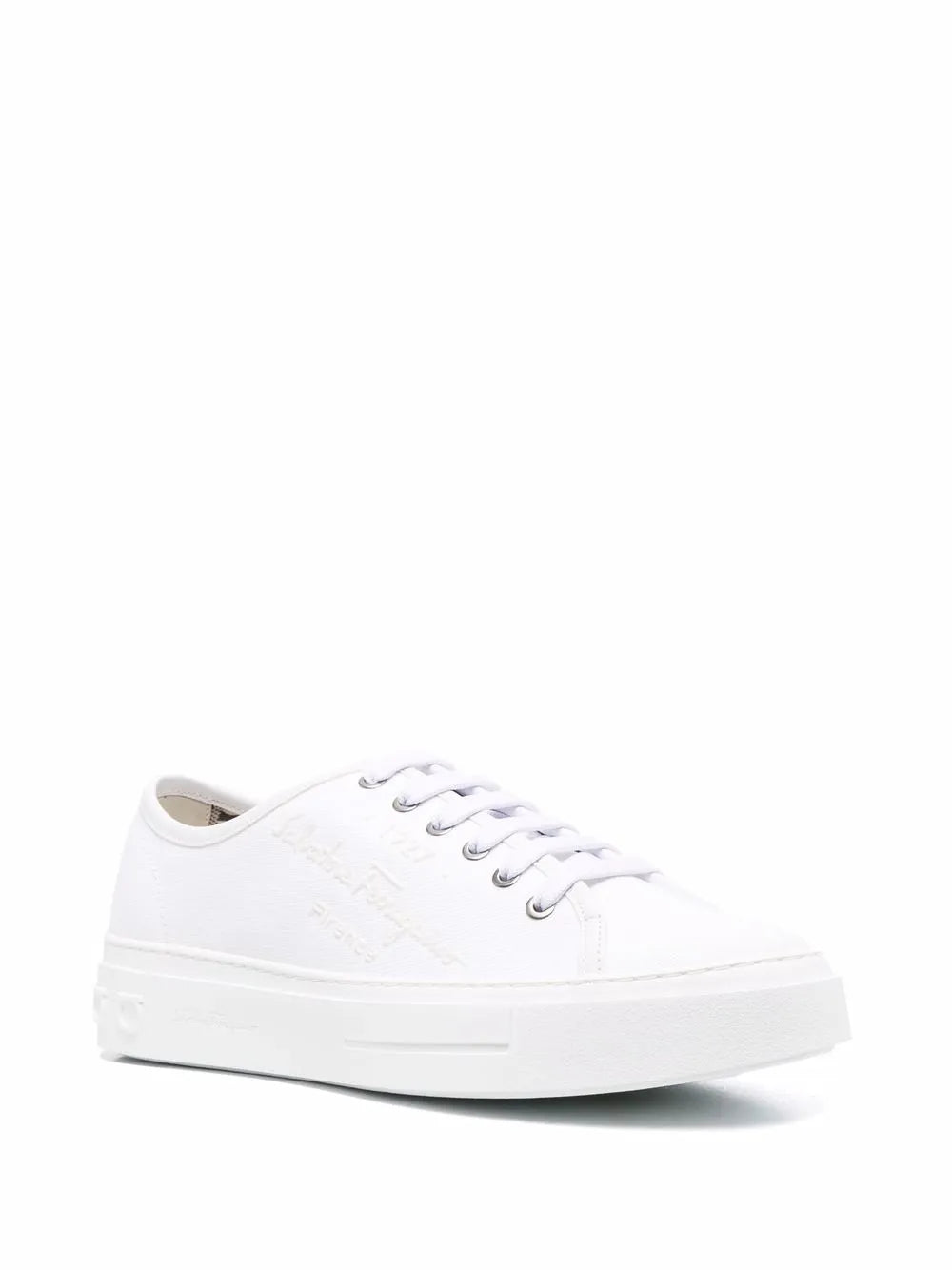 Ferragamo Lace-Up Low-Top Sneakers