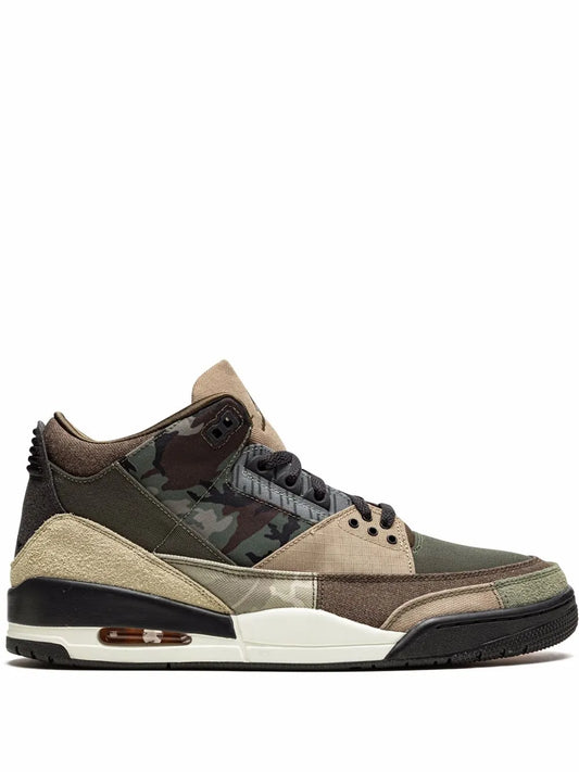 Air Jordan 3 Patchwork Camo Sneakers