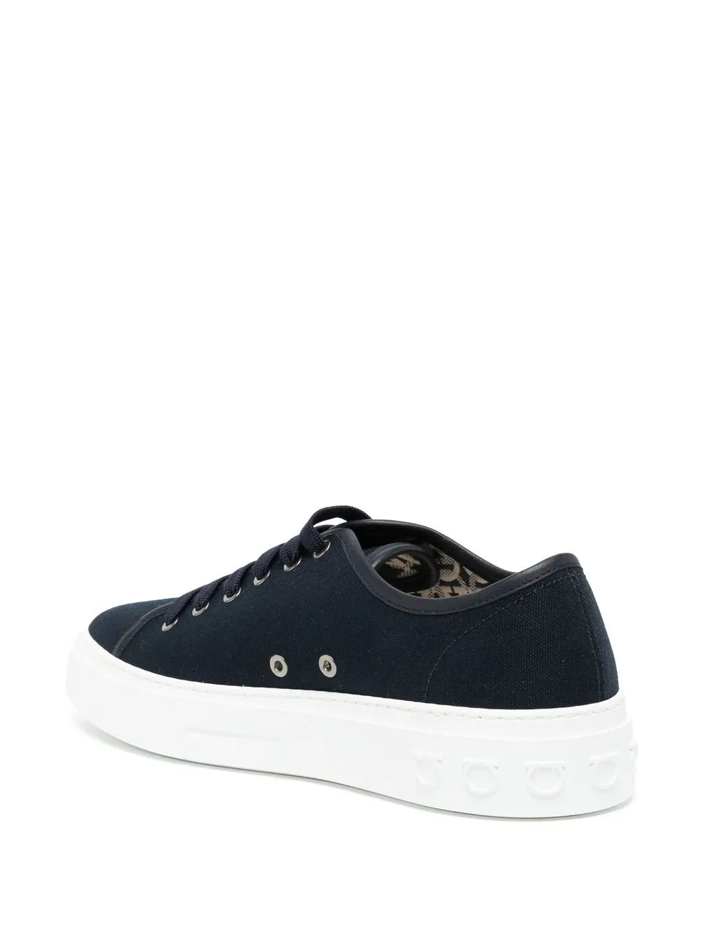 Ferragamo Borg Logo-Print Sneakers