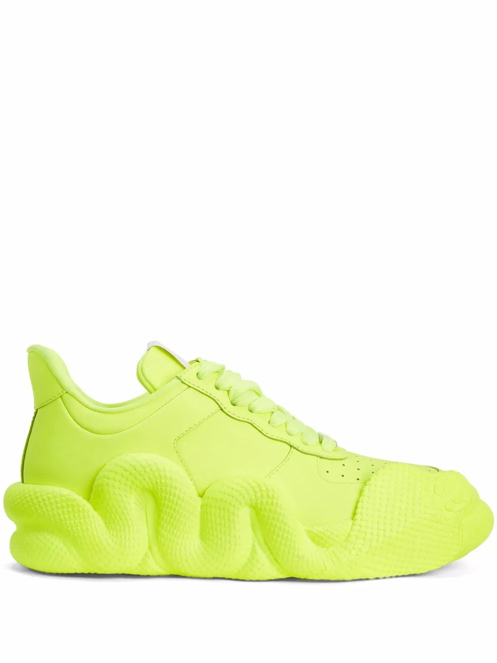Giuseppe Zanotti Cobras Snake-Trimmed Low-Top Sneakers