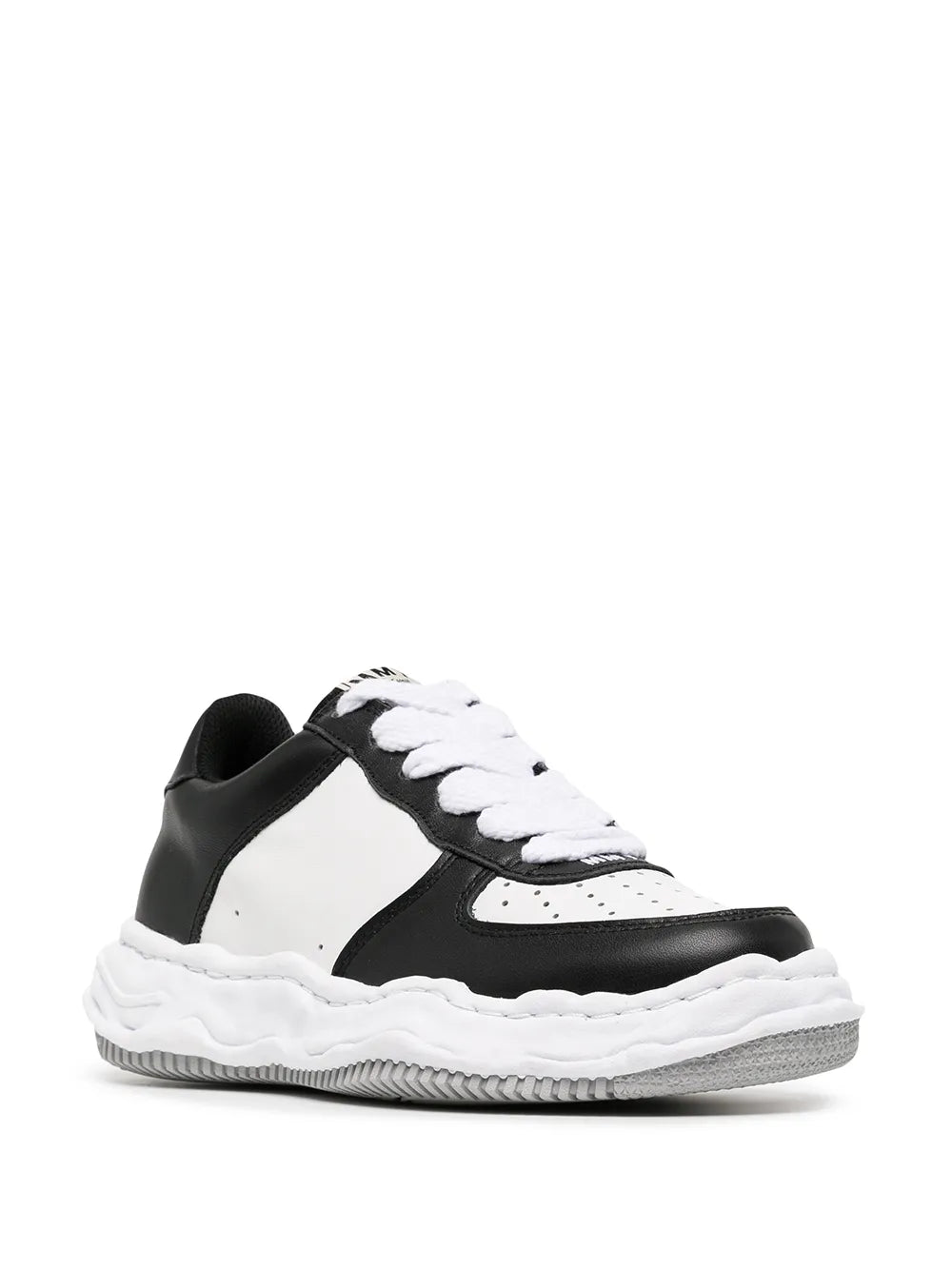 Maison Mihara Yasuhiro Wayne Two-Tone Leather Sneakers