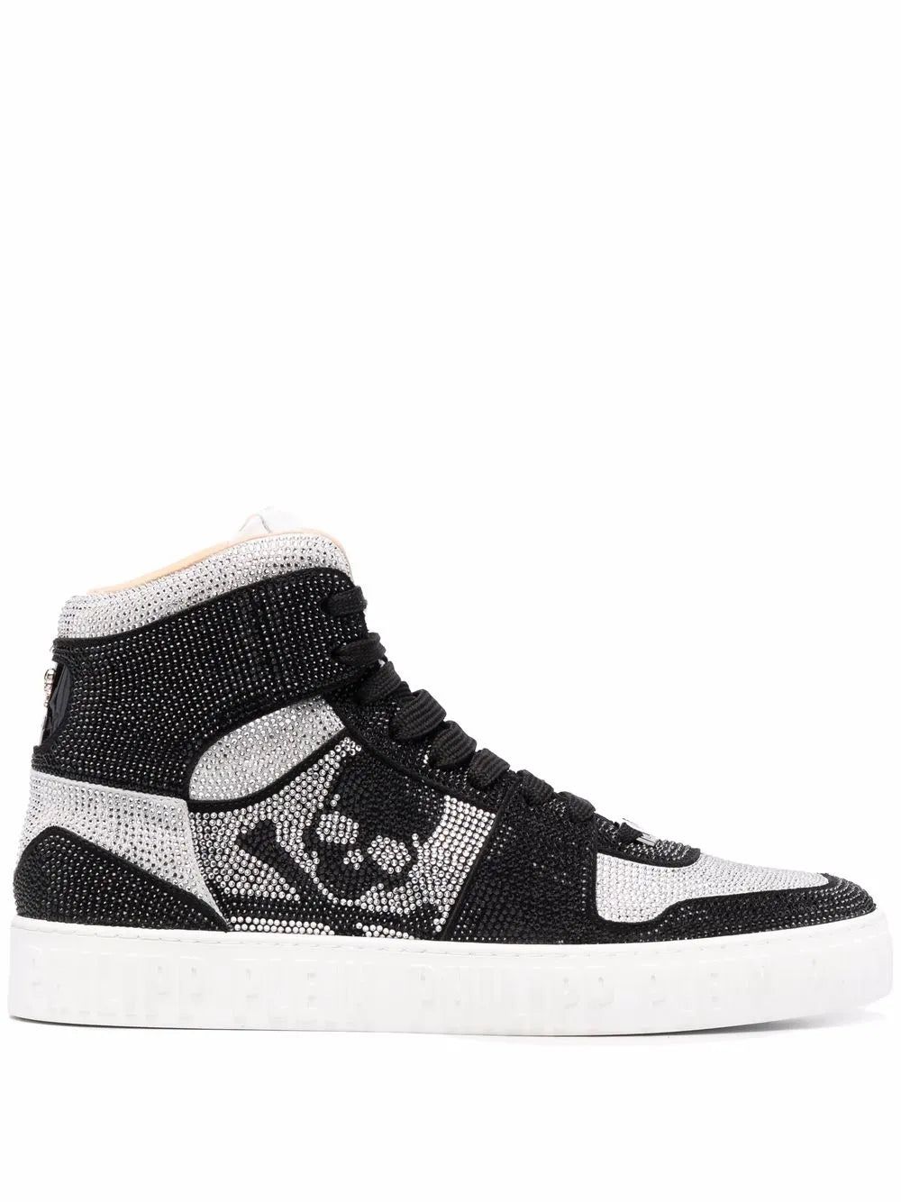 Philipp Plein Strass Hi-Top Sneakers