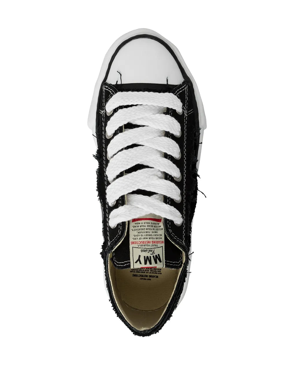 Maison Mihara Yasuhiro Peterson Low Distressed Canvas Sneakers