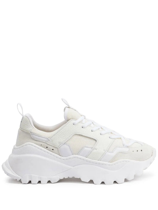 Ami Paris Panelled Low-Top Sneakers