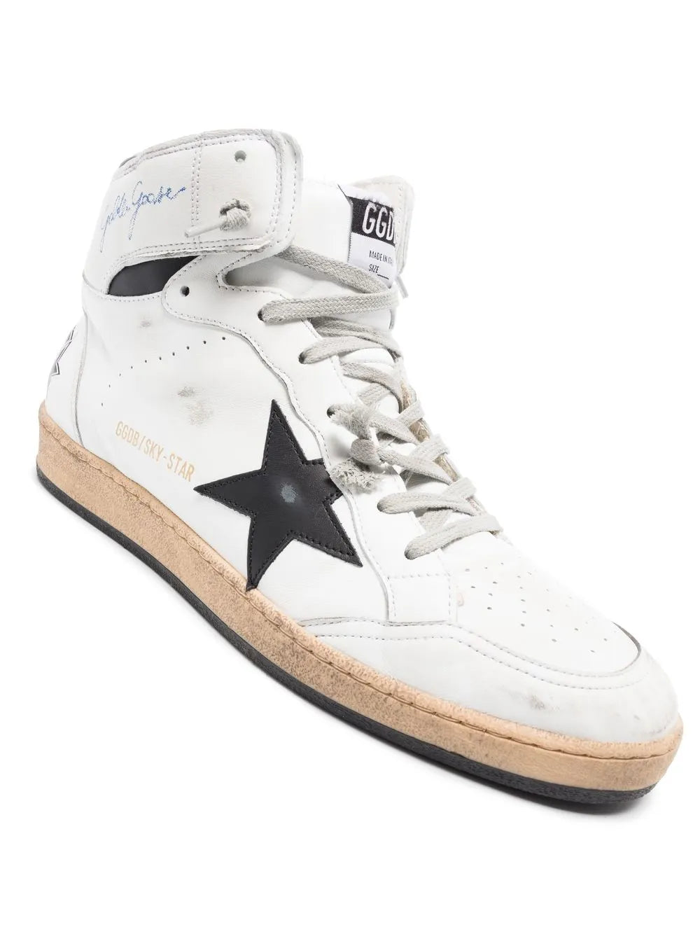 Golden Goose Star-Patch Lace-Up Sneakers