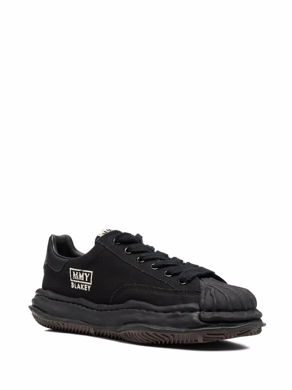 Maison Mihara Yasuhiro Ridged-Trim Low-Top Sneakers