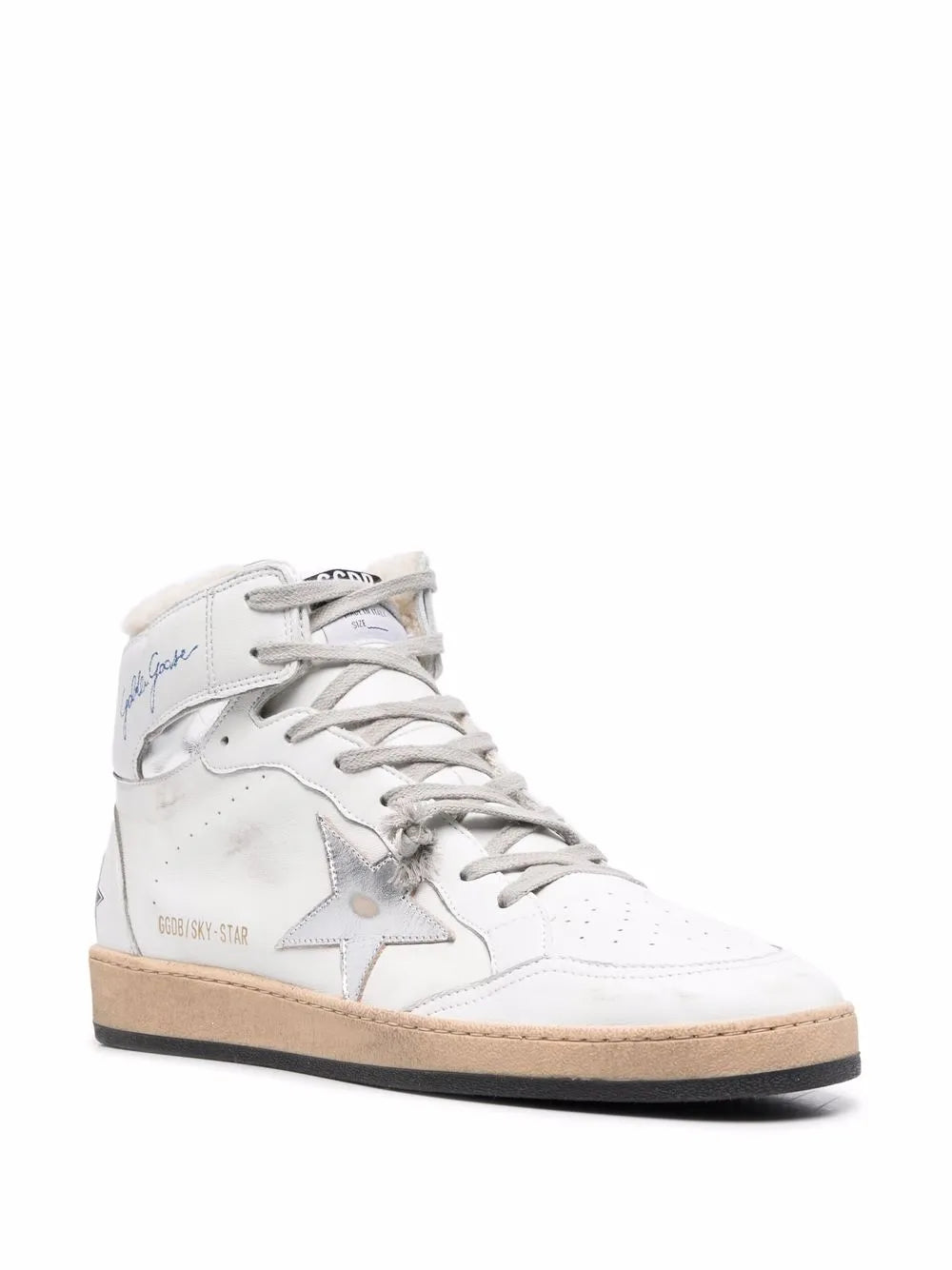 Golden Goose Sky-Star High-Top Sneakers
