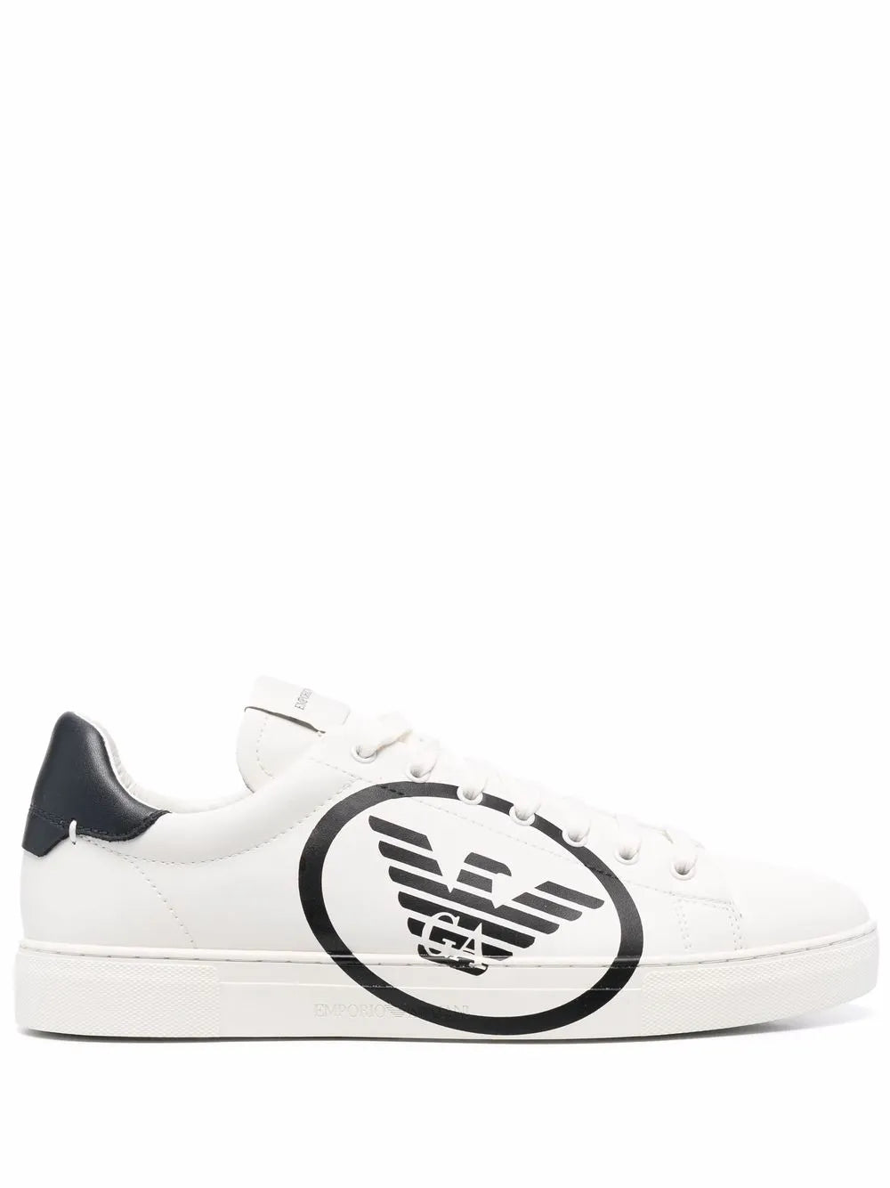 Emporio Armani Logo-Print Low-Top Sneakers