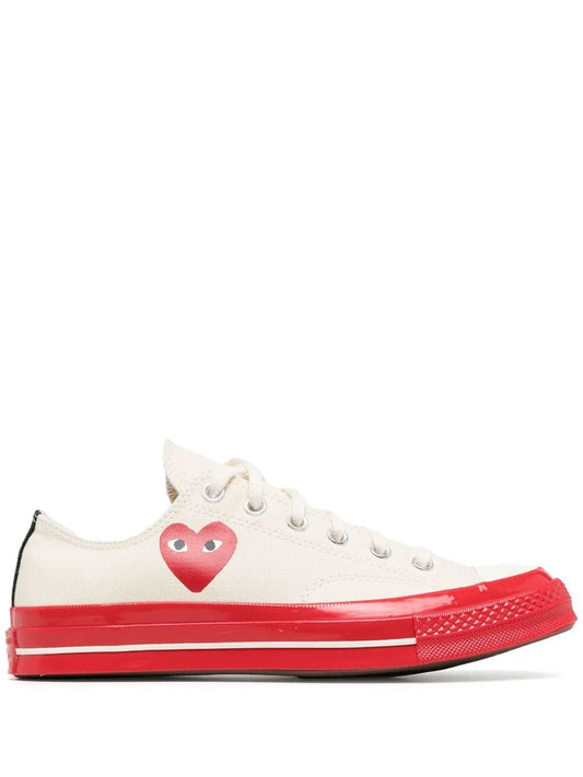 Comme Des Gar ns Play X Converse Chuck 70 Low-Top Sneakers