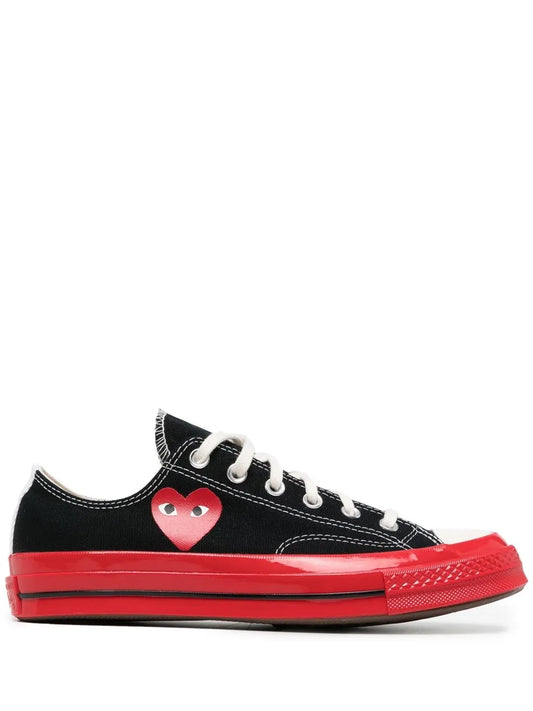 Comme Des Gar ns Play X Converse Chuck 70 Low-Top Sneakers