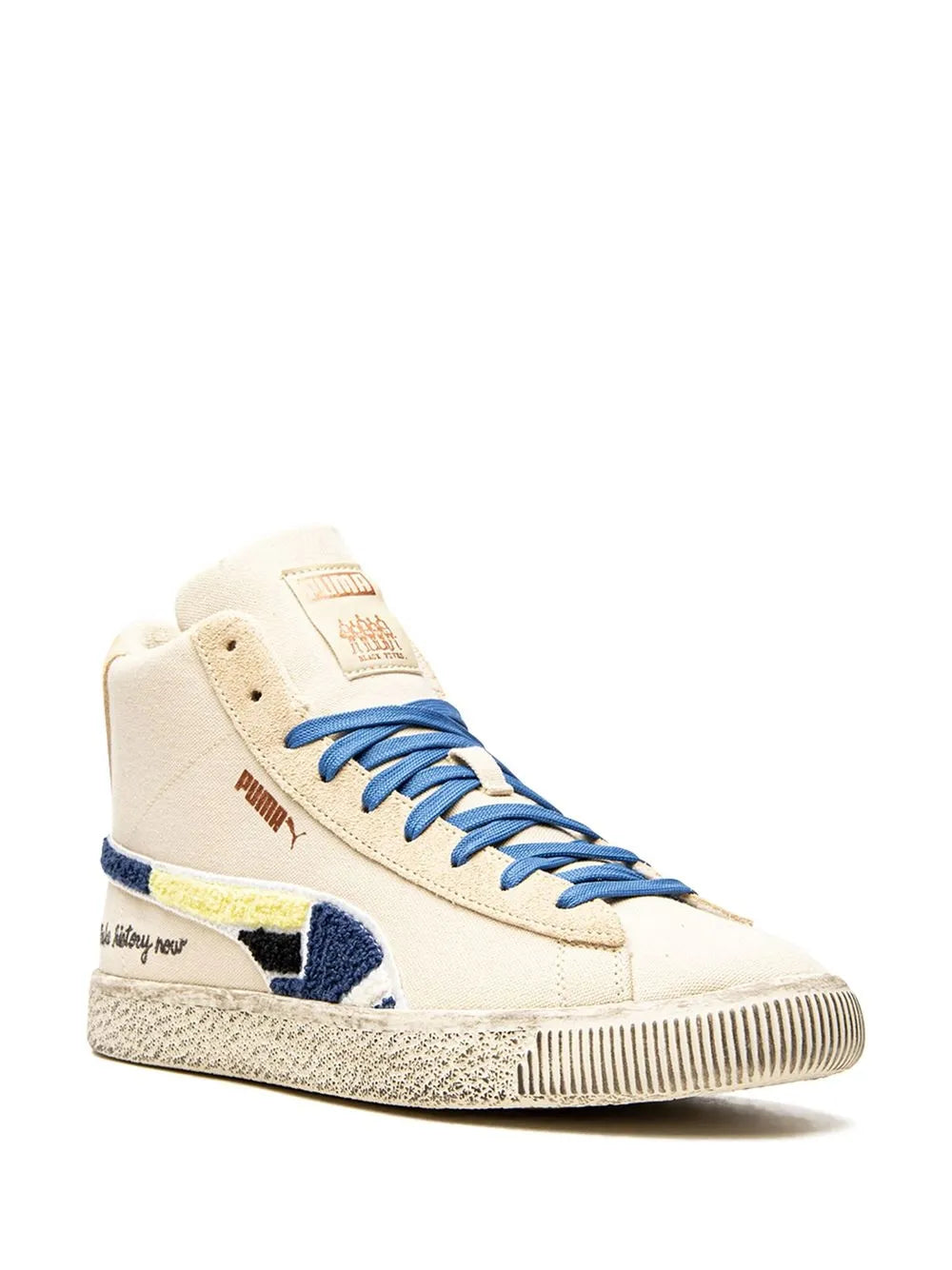 Puma Clyde Mid Black Fives Sneakers