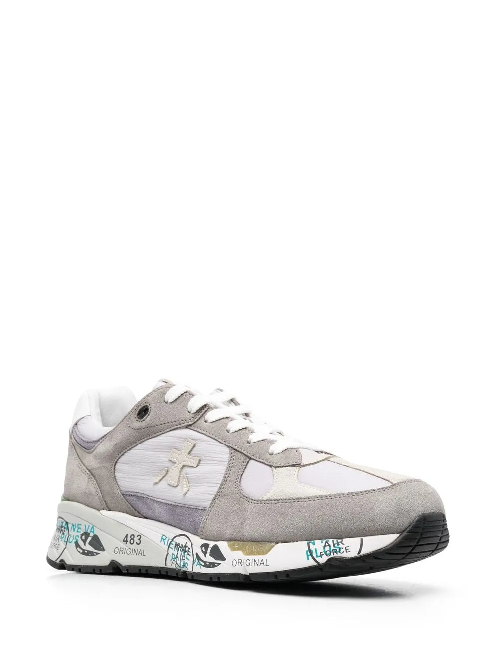 Premiata Mase Panelled Low-Top Sneakers