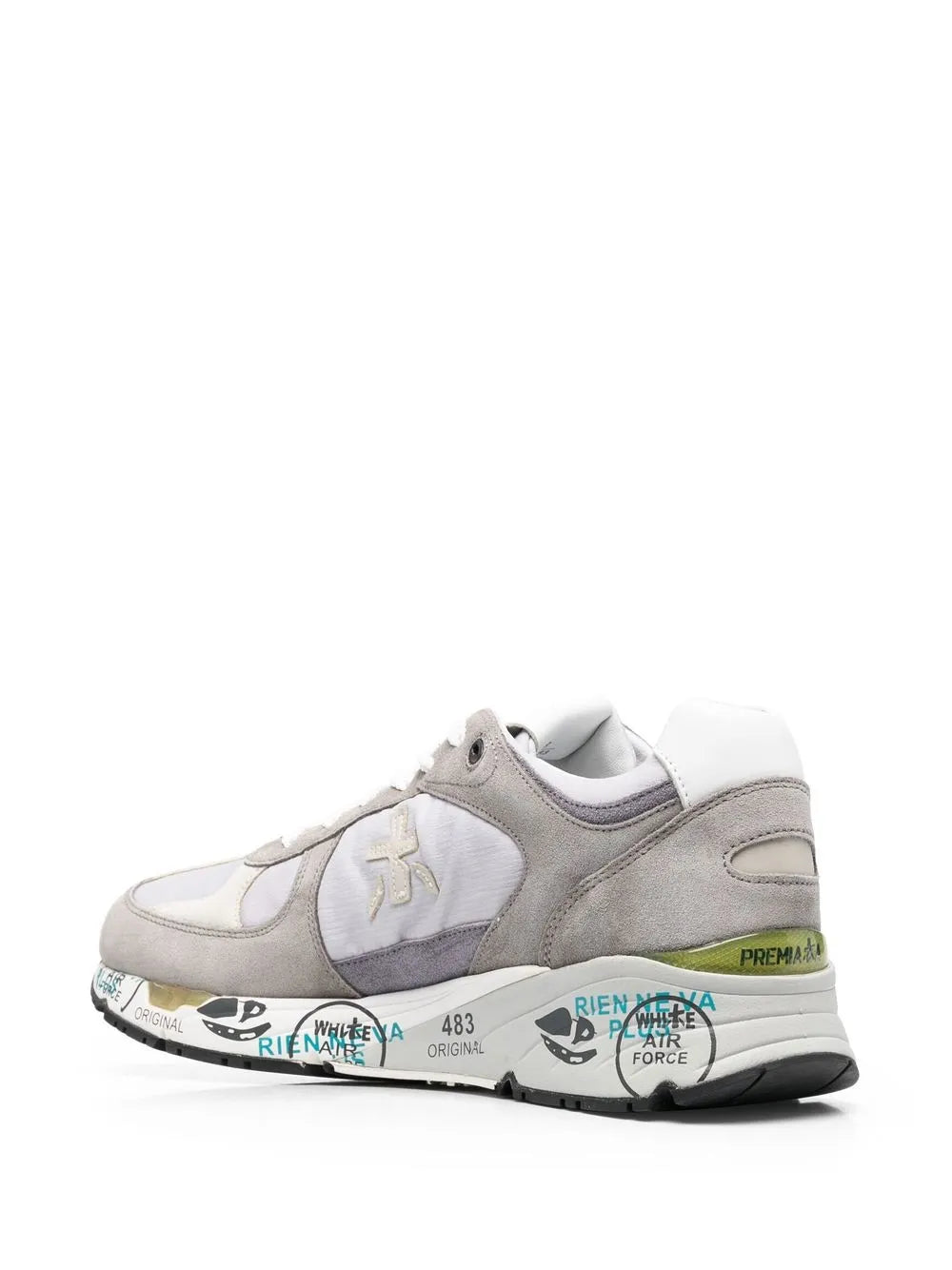 Premiata Mase Panelled Low-Top Sneakers