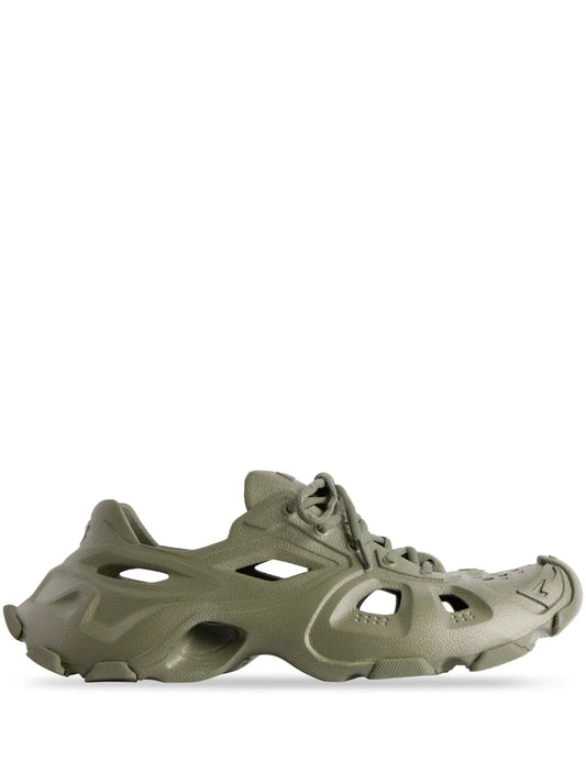 Balenciaga Hd Cut-Out Low-Top Sneakers