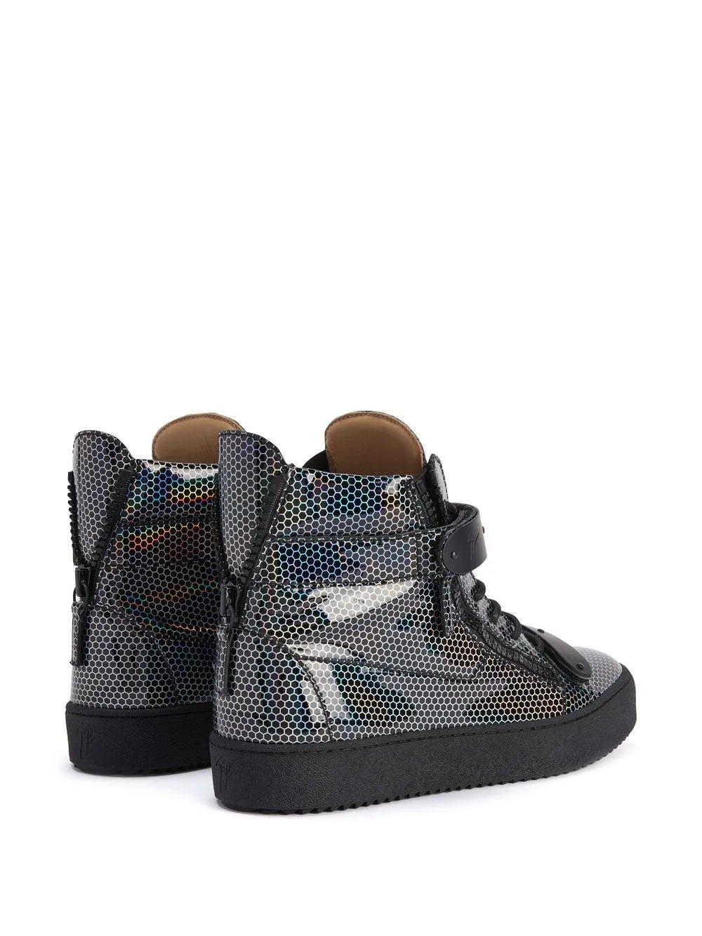 Giuseppe Zanotti Coby Double-Straps Mid-Top Sneakers